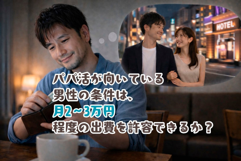 それでも迷う男性へ｜パパ活アプリを使う前の最終確認