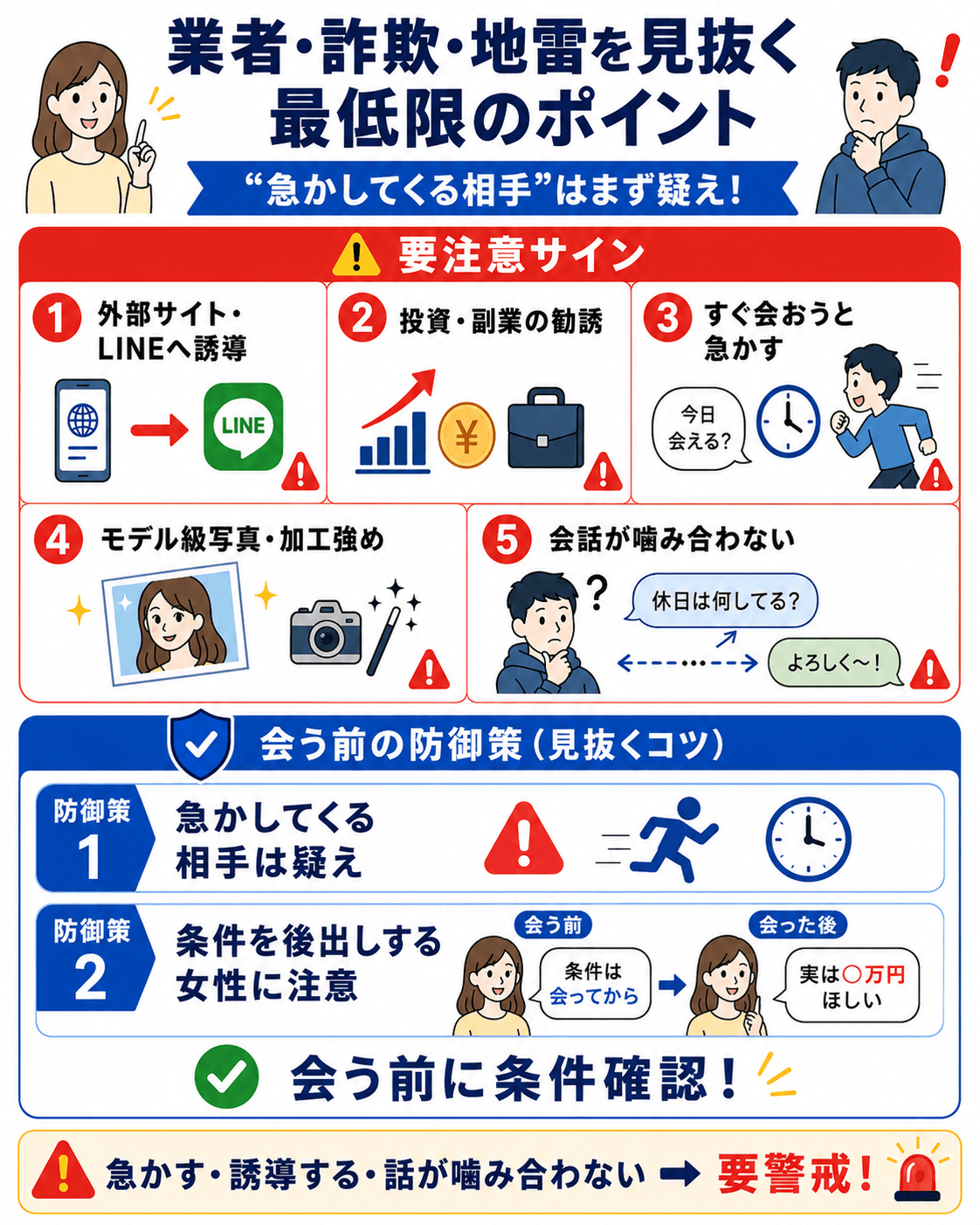 業者・詐欺・地雷を見抜く最低限のポイント